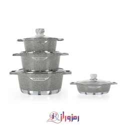 سرویس قابلمه گرانیت 8 پارچه لایف اسمایل مدل FLCM_8